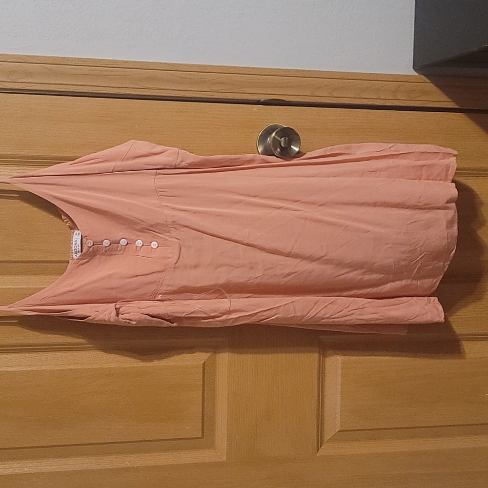 Peach dress